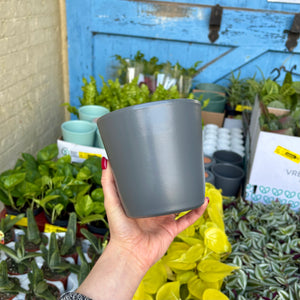 Ceramic Plant Pot (Blue & Grey)