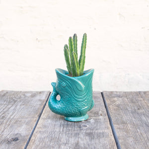 Fish Planter (Shades of Blue)