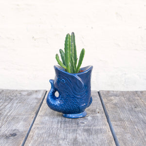 Fish Planter (Shades of Blue)