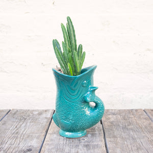 Fish Planter (Shades of Blue)