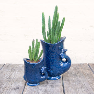 Fish Planter (Shades of Blue)