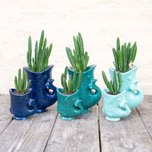 Load image into Gallery viewer, Fish Planter (Shades of Blue)
