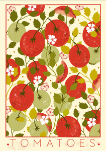 Tomatoes Print A6 Greeting Card